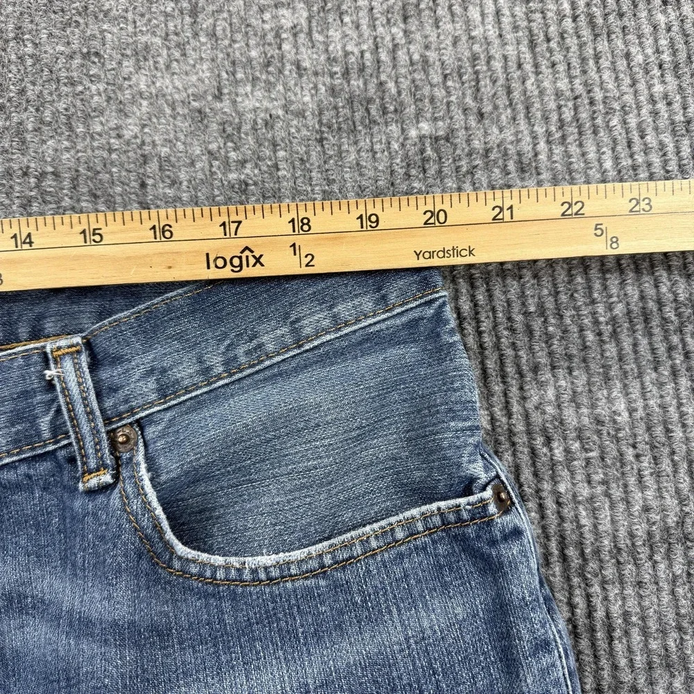 Levis 550 Jeans Mens 40x27 Light Wash Blue Relaxed Tapered Denim Casual Pants‎